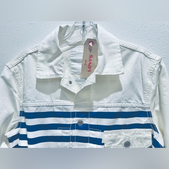 SOLD Levi’s Premium Goods 100% Cotton Trucker Tyle 1 Denim Jacket MEDIUM - Picture 4 of 11